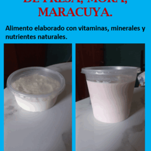 Yogurt natural de fresa