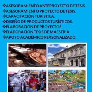Consultoría y Asesoría Tutística