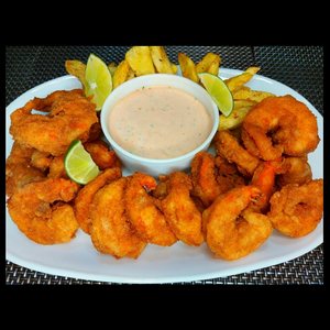 Camarones apanados