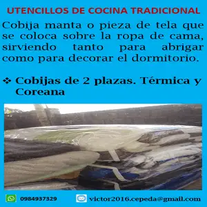 Cobijas Térmica y Coreana