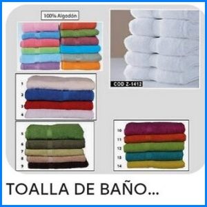 Toallas de baño