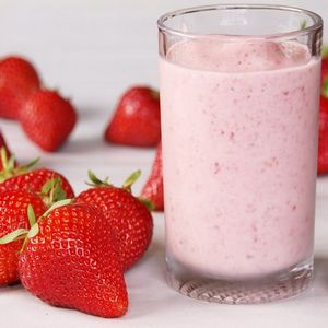 Yogurt natural de fresa