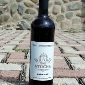 Vino artesanal de Arandano