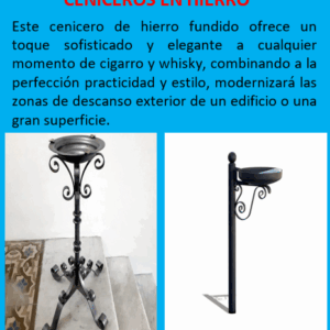 Ceniceros de hierro