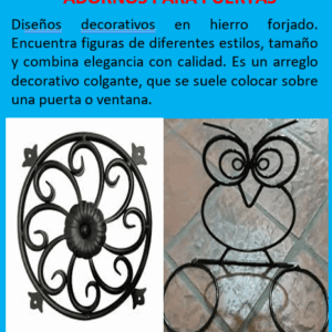 Adornos para puertas