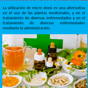 Microdosis de plantas medicinales