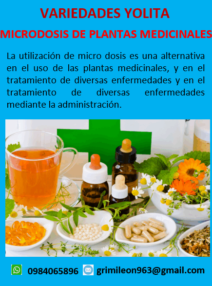 Microdosis de plantas medicinales