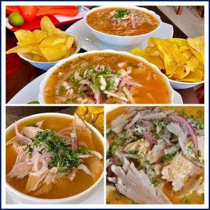 Encebollado de pescado albacora