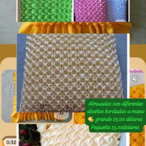 Almuadas con diferentes diseños