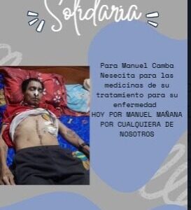 Colecta solidaria para Manuel Camba