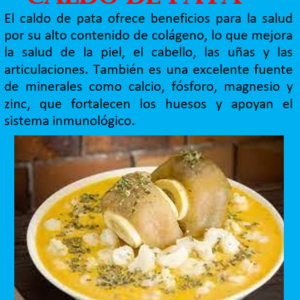 caldo de pata