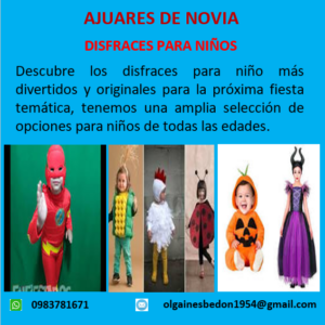 Disfraces para niños