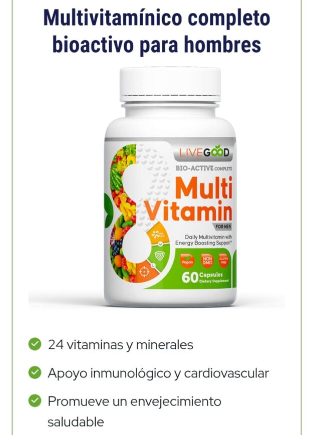MULTIVITAMINICO COMPLETO BIOACTIVO PARA HOMBRES