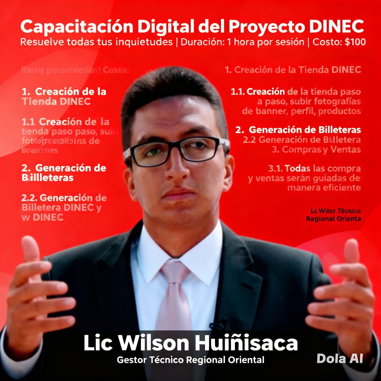 Capacitación Técnica del Proyecto Dinec