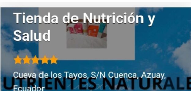 Tienda de Nutrición y Salud