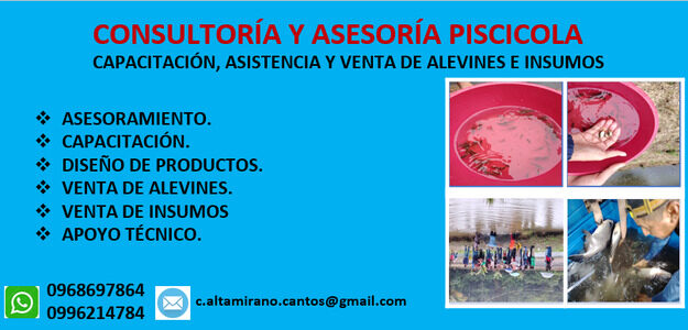 Asesoramiento en piscicultura