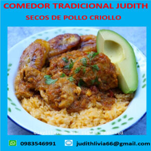 Seco de pollo criollo