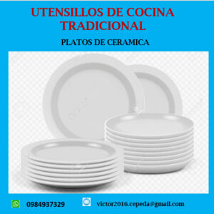 Platos de cerámica