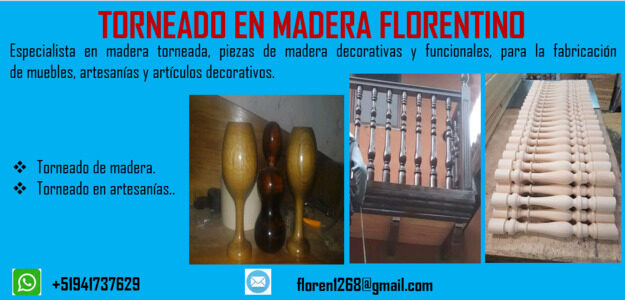 Torneado en madera Florentino
