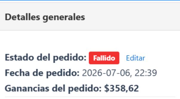 PedidoFailed